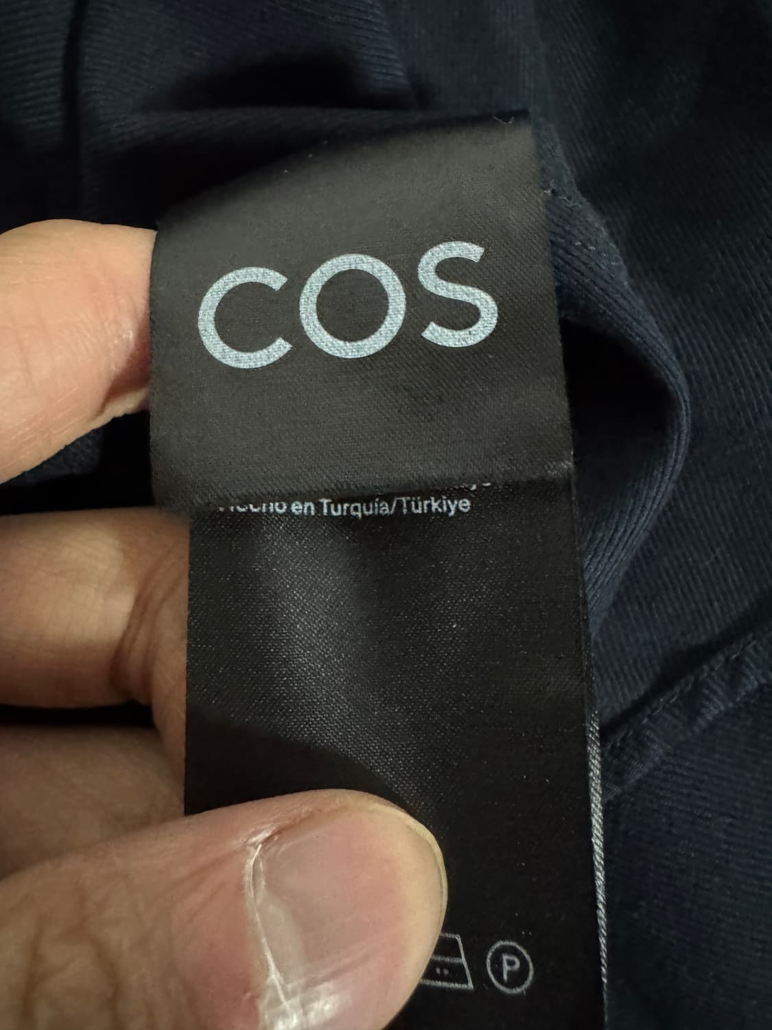 코스 cos 더블 포켓 풀오버 반집업 유틸리티 셔츠 네이비 상품이미지4