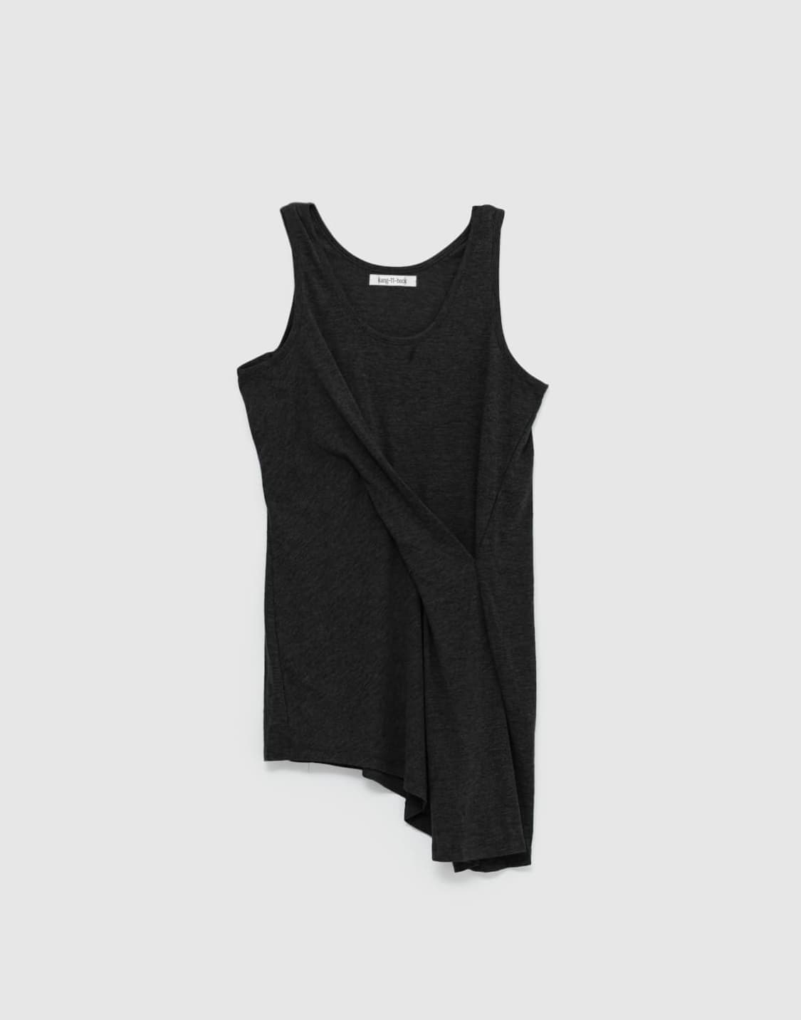 kangelevenbeck DRAPED SLEEVELESS (BLACK) 상품이미지2
