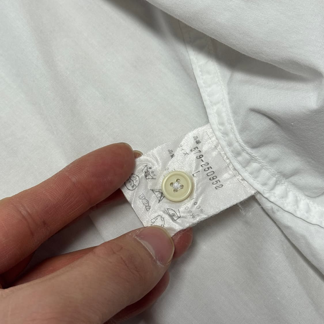 마가렛호웰 포켓 화이트 셔츠 L 상품이미지8