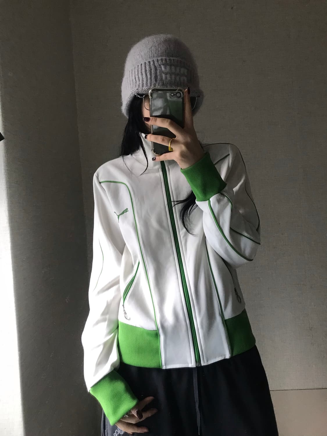 퓨마 화이트 하이넥 져지 상품이미지5