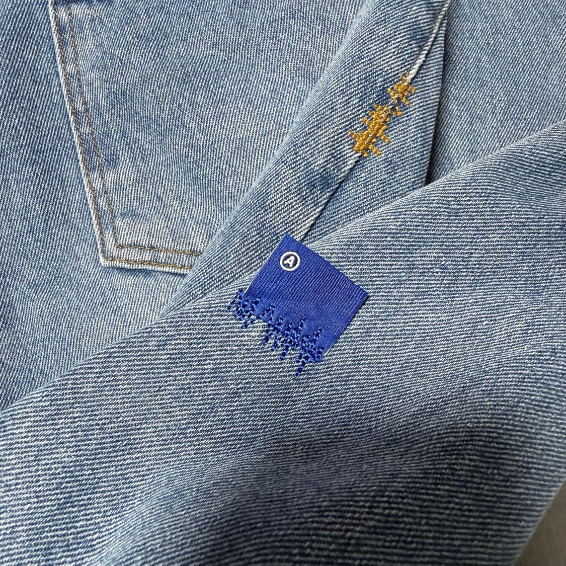 (XL)아더에러 시그니피컨트 SV태그진 스카이블루 상품이미지5