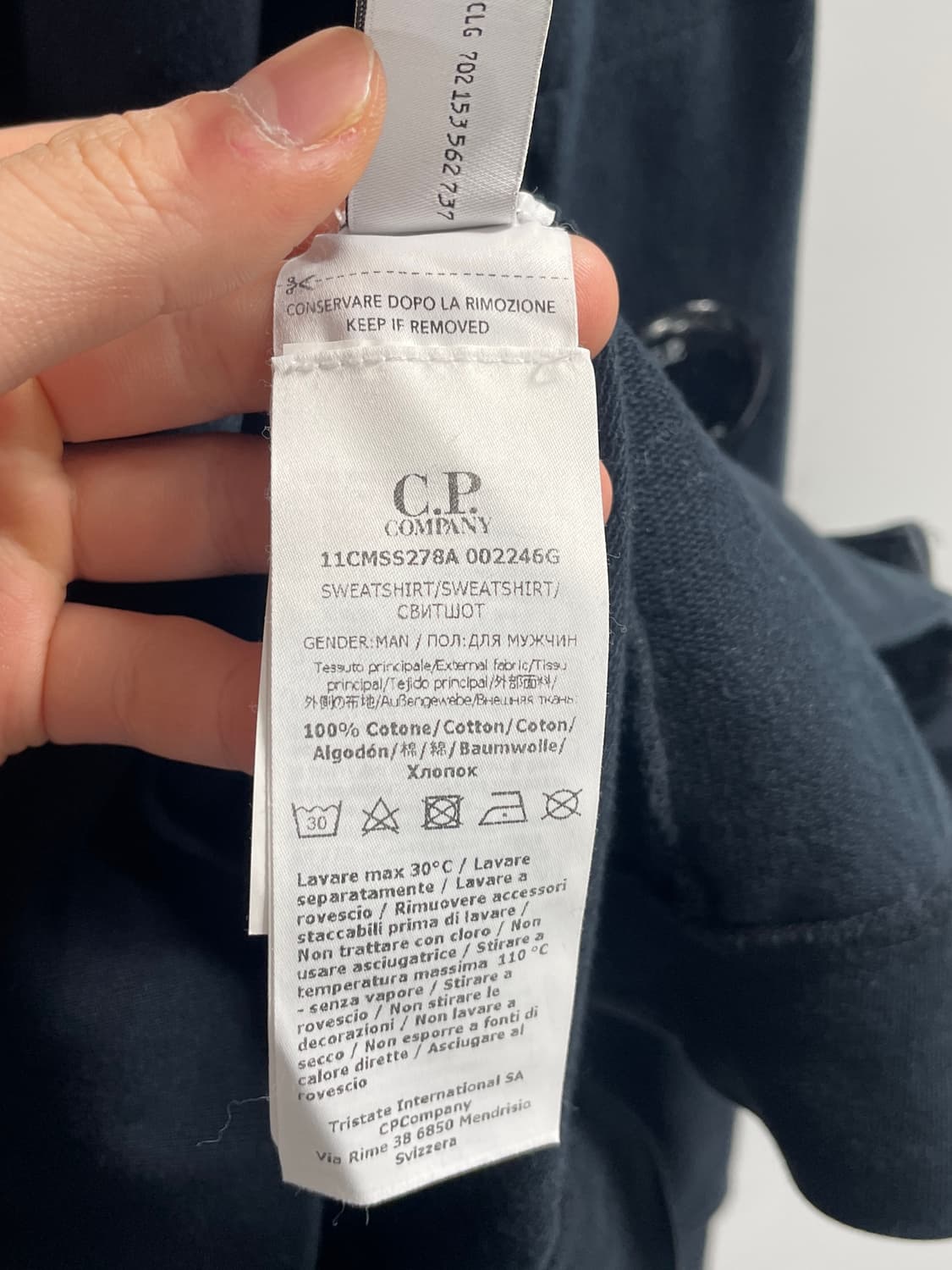 CP컴퍼니 렌즈 코튼 집업자켓 (on.331) 상품이미지8