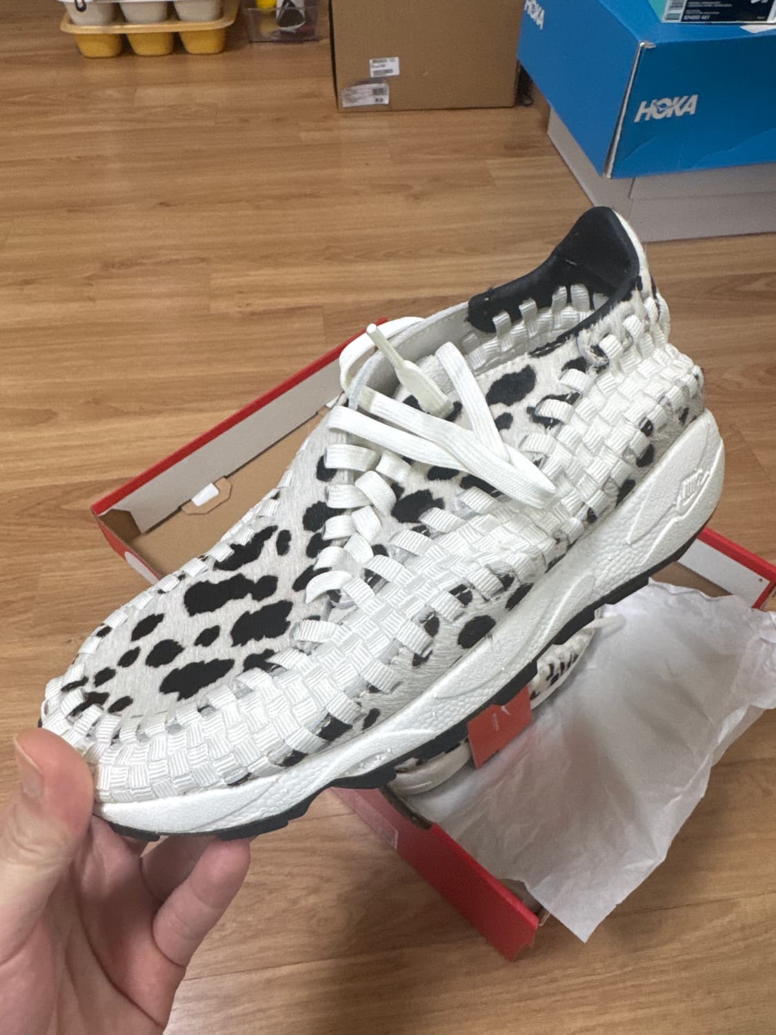 (W) 나이키 에어 풋스케이프 우븐 세일 앤 블랙 230 상품이미지2