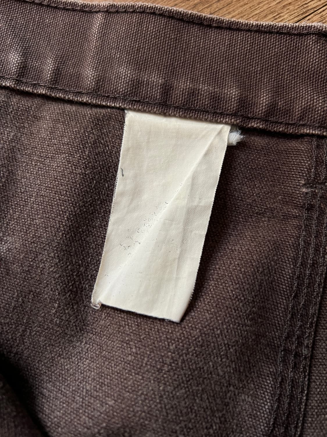 [42]칼하트 USA 하드 페이딩 다크브라운 싱글니 워크 팬츠 상품이미지7