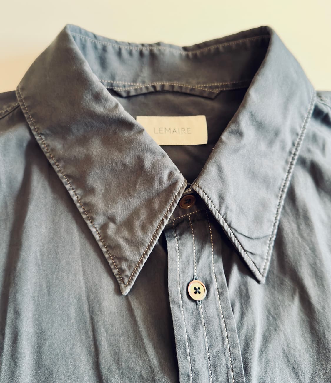 르메르 X SSENSE 오버사이즈 셔츠 차콜 50사이즈 신품급 상품이미지1