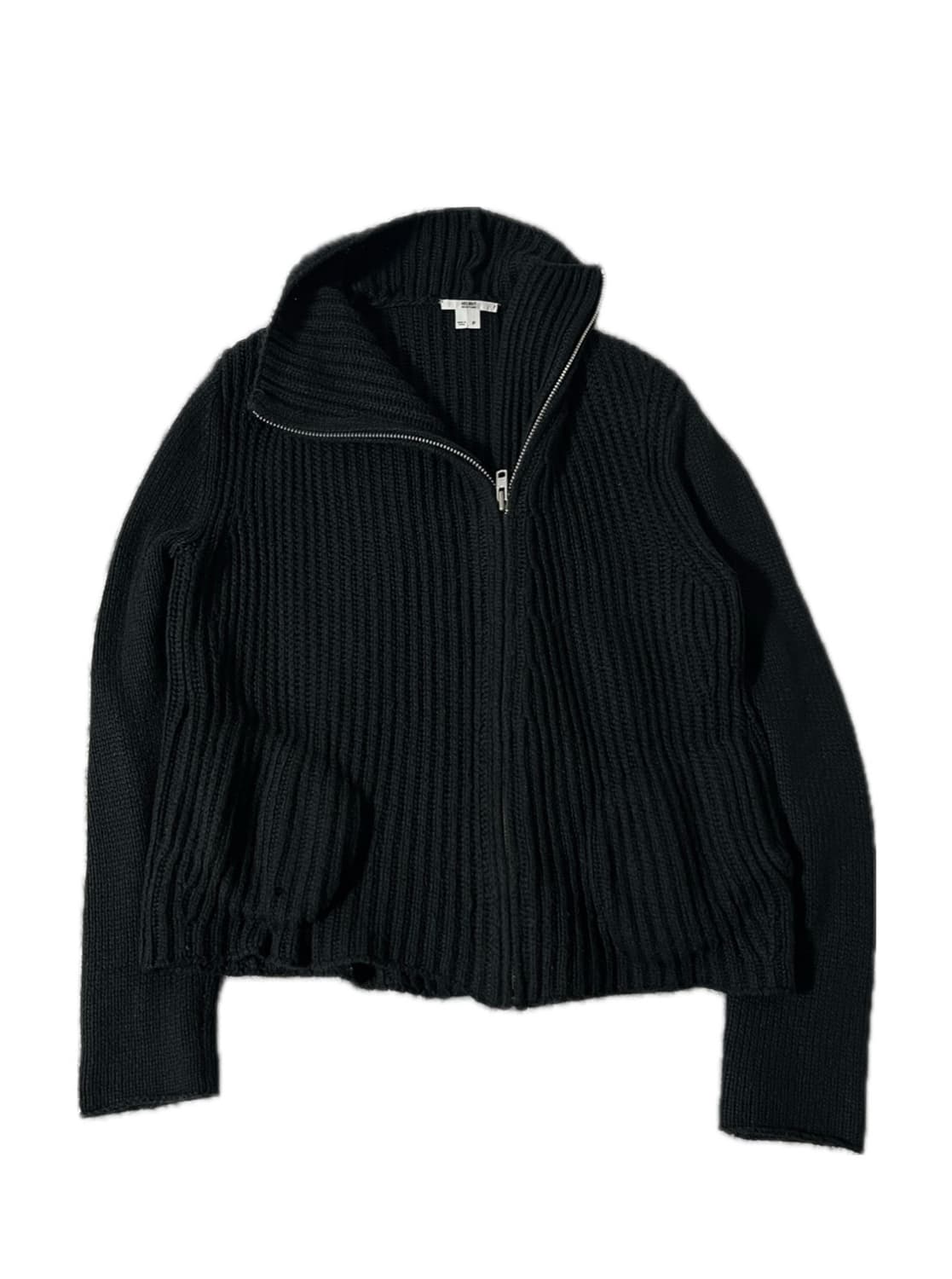 헬무트랭 니트 사선 지퍼 집업 가디건 상품이미지3