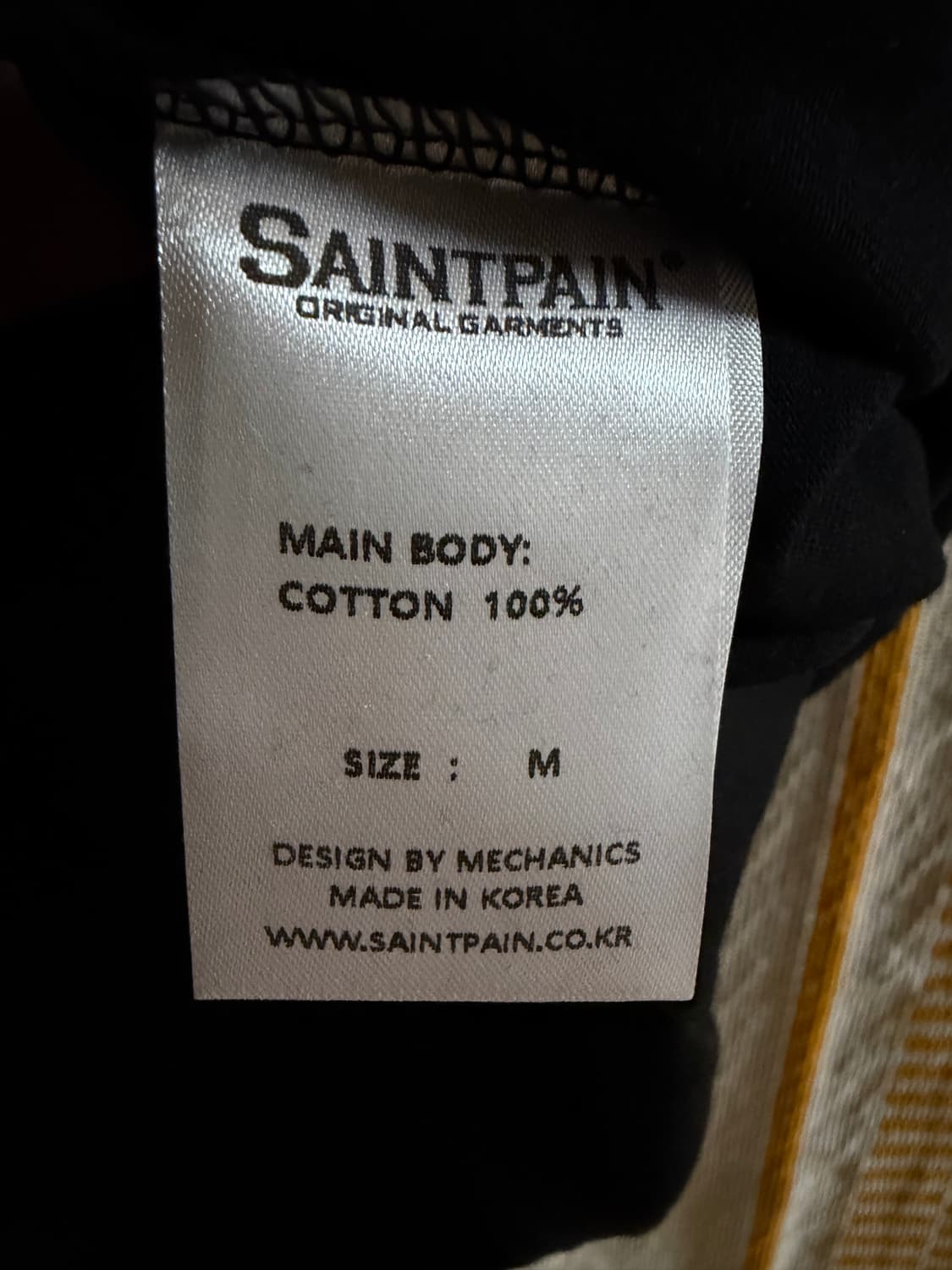 세인트페인x플레이보이 콜라보 반팔 세제품(M) 상품이미지4