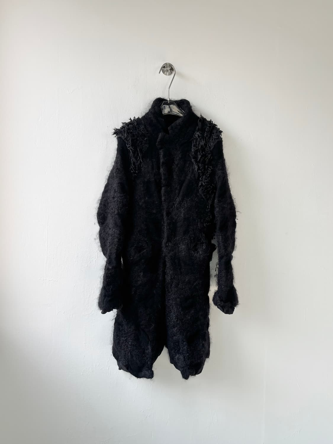 꼼데가르송 옴므 플러스 23aw 축융 모헤어 폭스 퍼 코트 상품이미지1