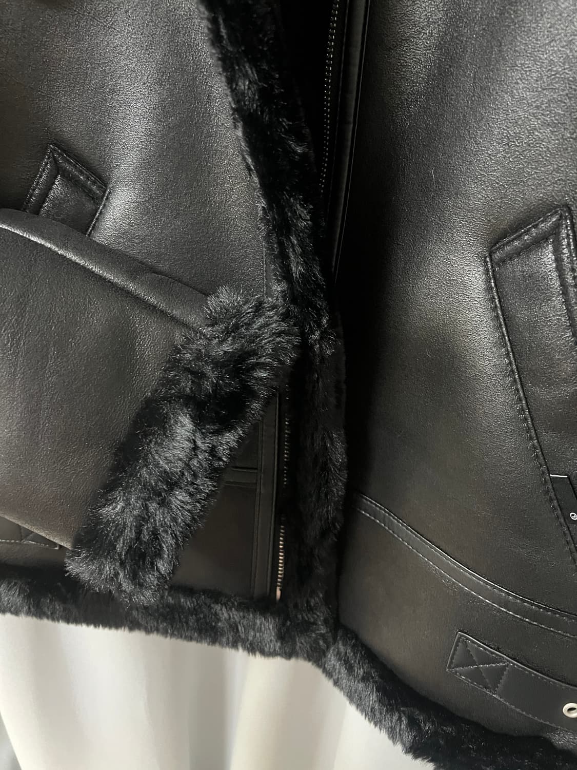 무스탕 (블랙)  상품이미지4