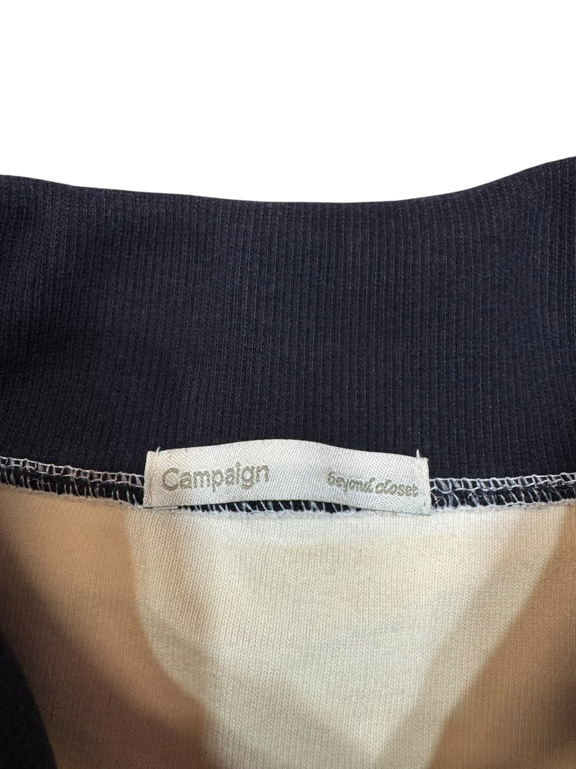 비욘드클로젯 스트라이프 숄카라 티셔츠 (M)  상품이미지5