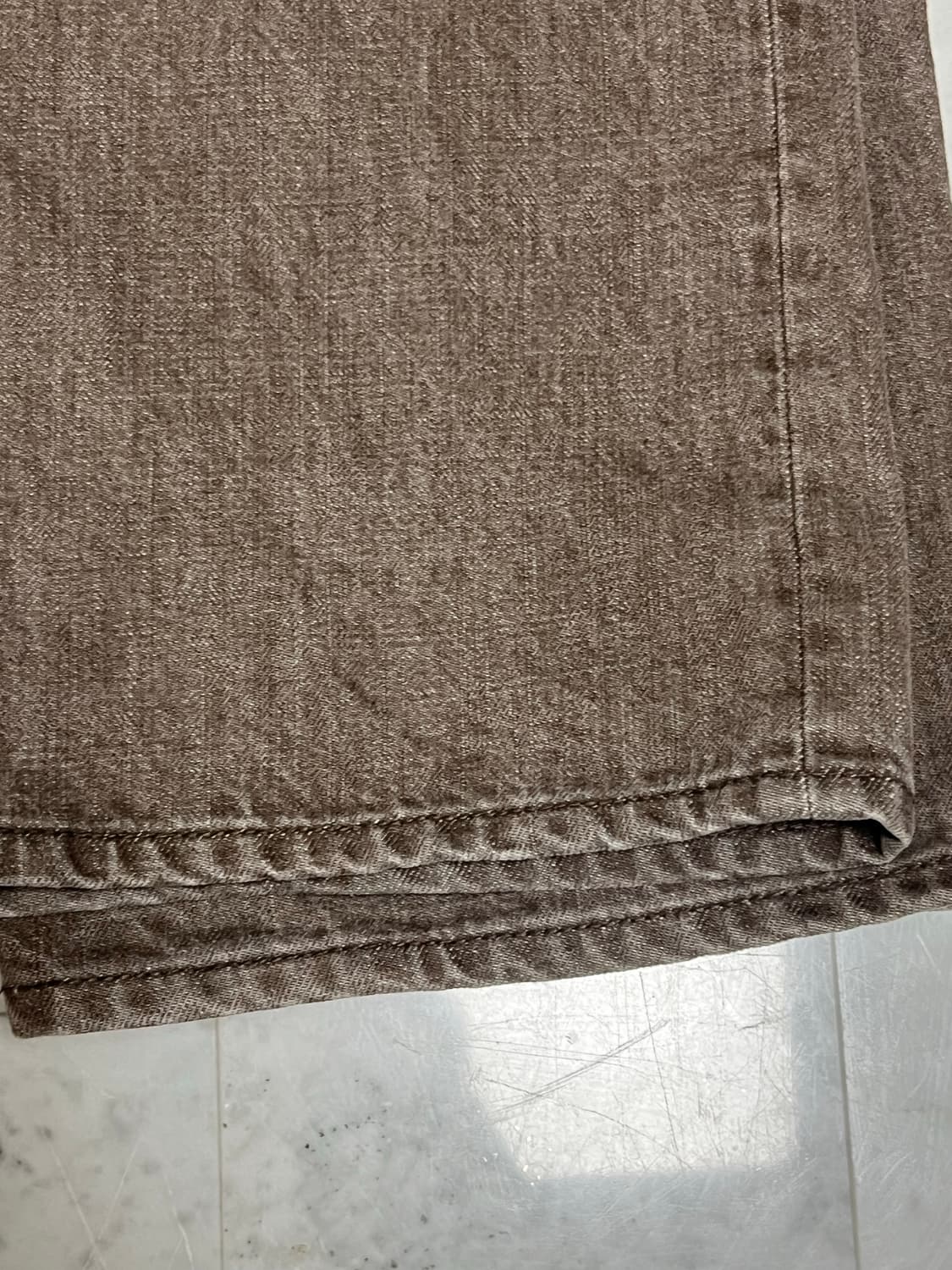 ham 5p 데님 팬츠 (브라운) 3 상품이미지5