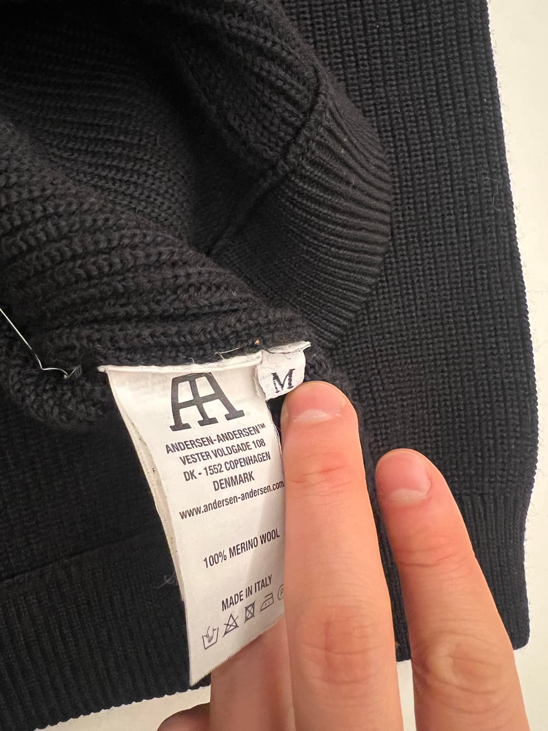 안데르센안데르센 스키퍼 블랙 M사이즈 핀매합니다. 상품이미지3