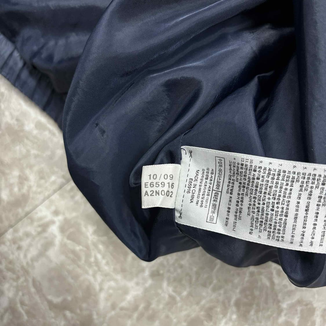 아디다스 첼시 09/10유니폼 덕다운 네이비 패딩(100) 상품이미지6