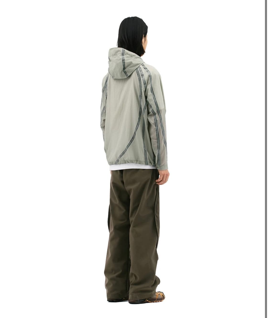 산산기어 22fw 웨이브팬츠 카키 상품이미지2