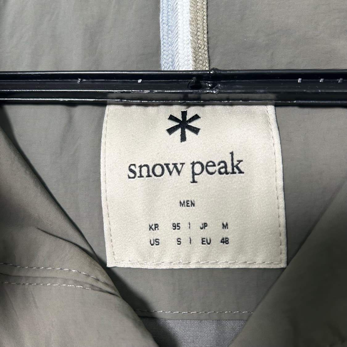  (M) 스노우피크 카키 바람막이자켓  상품이미지7