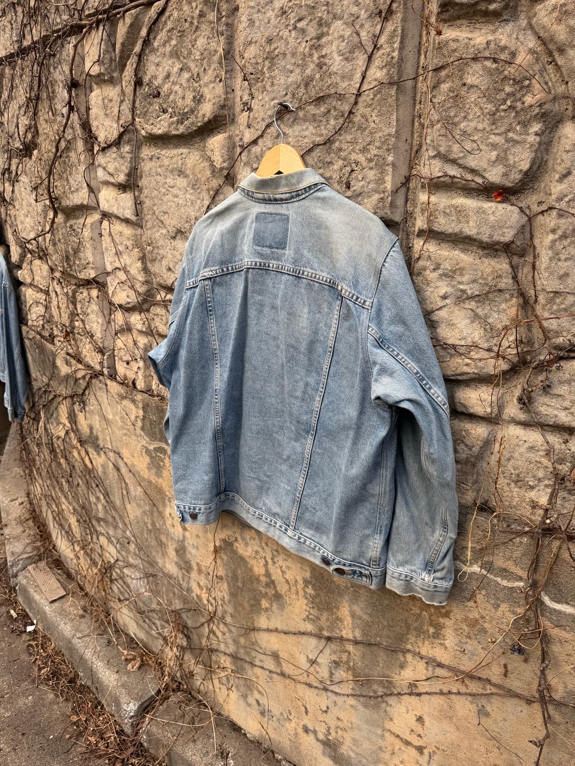 90s 리바이스 빈티지 3rd 워싱 데님 트러커 자켓 xl 상품이미지4