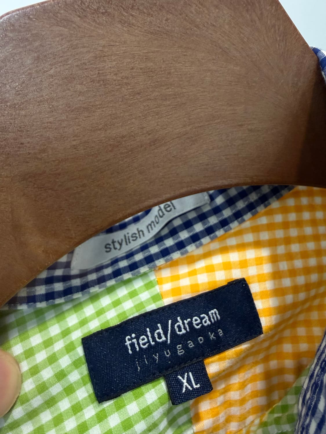 (XL) Field Dream 멀티컬러 체크 펀셔츠 상품이미지5