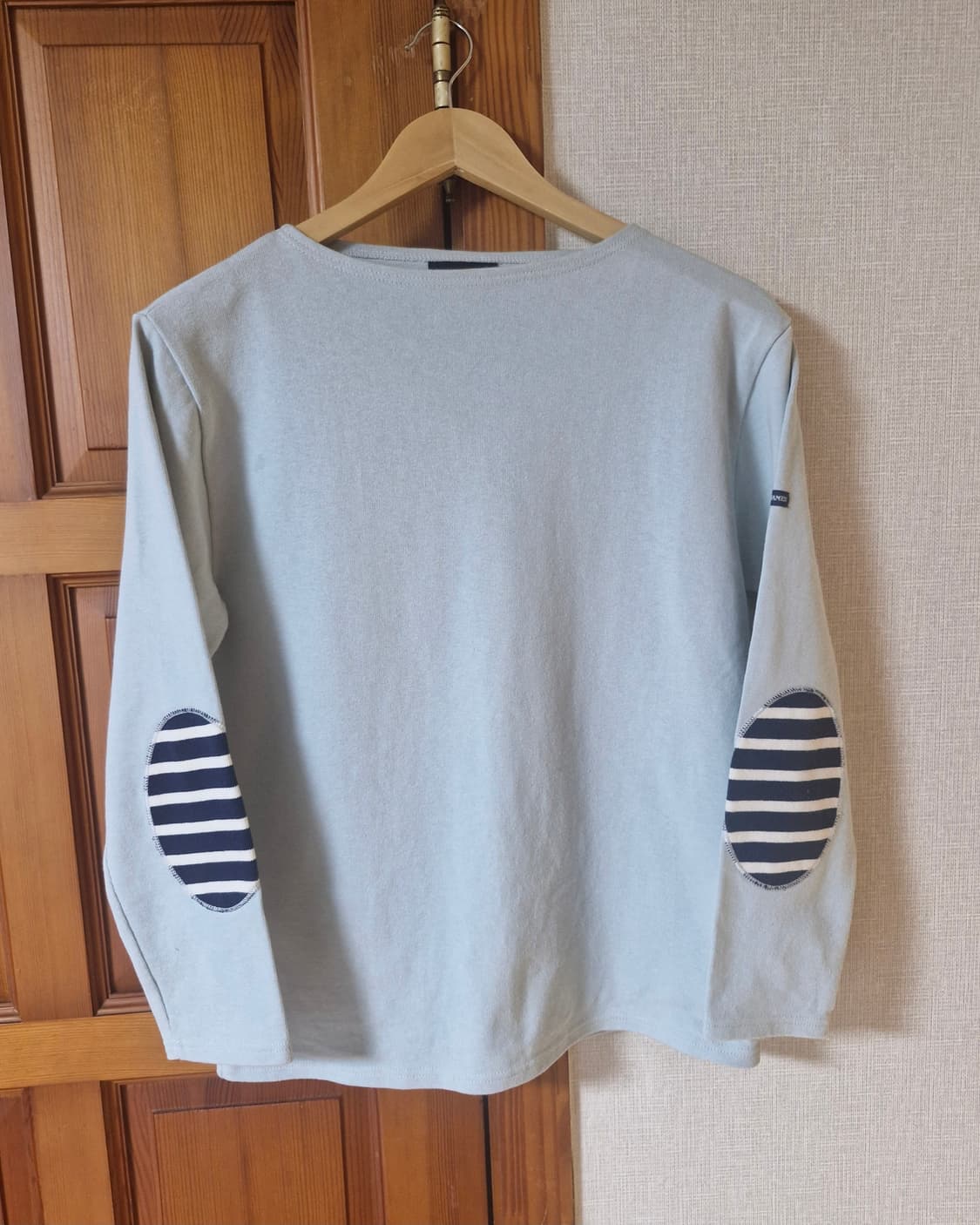 여성 세인트제임스 길도 엘보우패치 티셔츠 민트 SM사이즈 상품이미지1