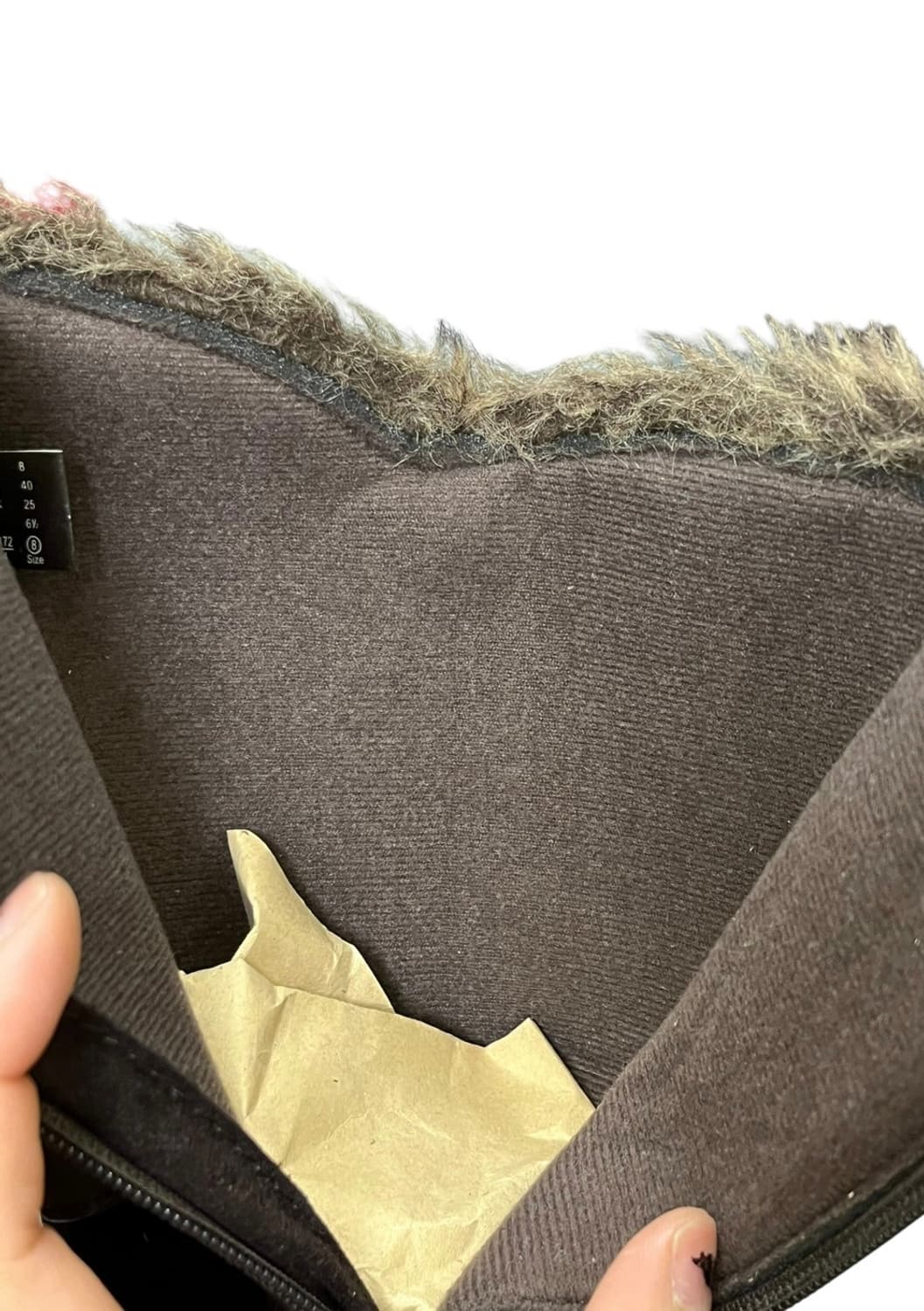 BROWN FUR TRIM BOOTS 상품이미지6