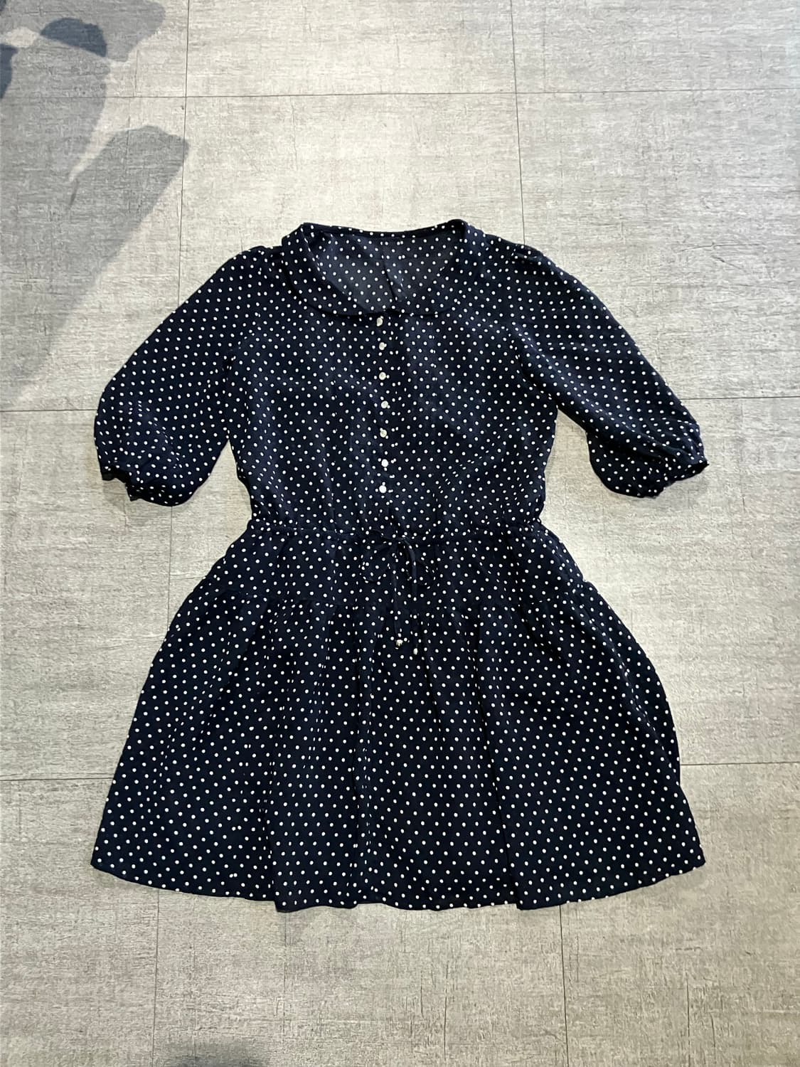 일본빈티지 하구미모리걸 달천깔페어리 라떼갸루 땡땡이 도트원피스 상품이미지1