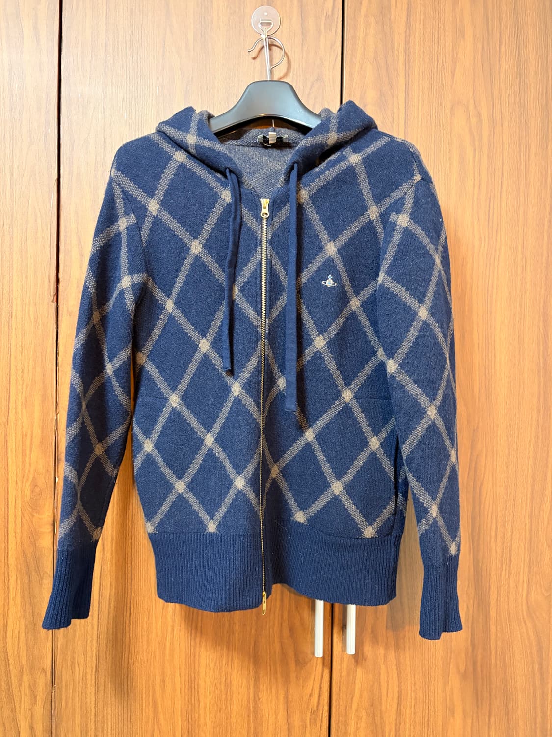 Vivianne westwood man 니트 후드집업 상품이미지1