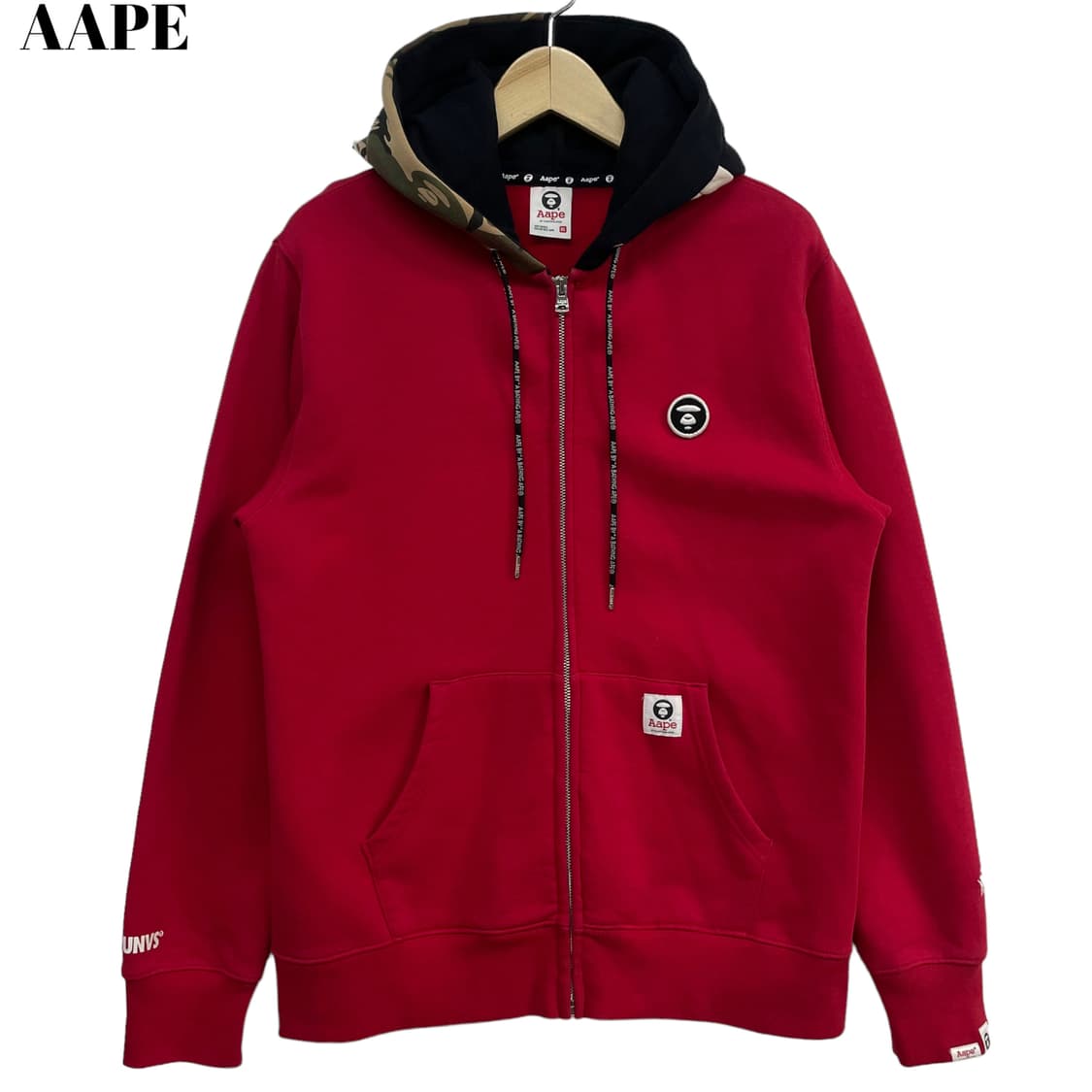 Aape camo hooded zip-up 상품이미지1