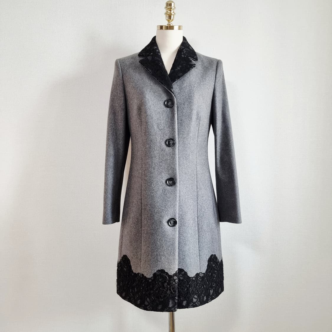 러브 모스키노 코트 울70% 캐시미어10% (55) 상태완벽/1회착 상품이미지1