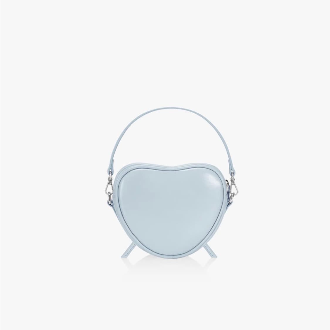 파인드카푸어 리본타이 하트백 페일블루 하늘색 상품이미지3