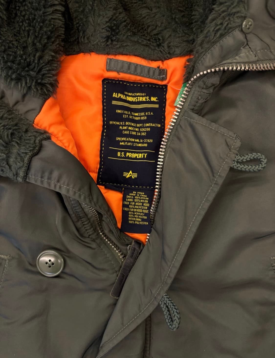 알파인더스트리 N3B 파카 상품이미지2