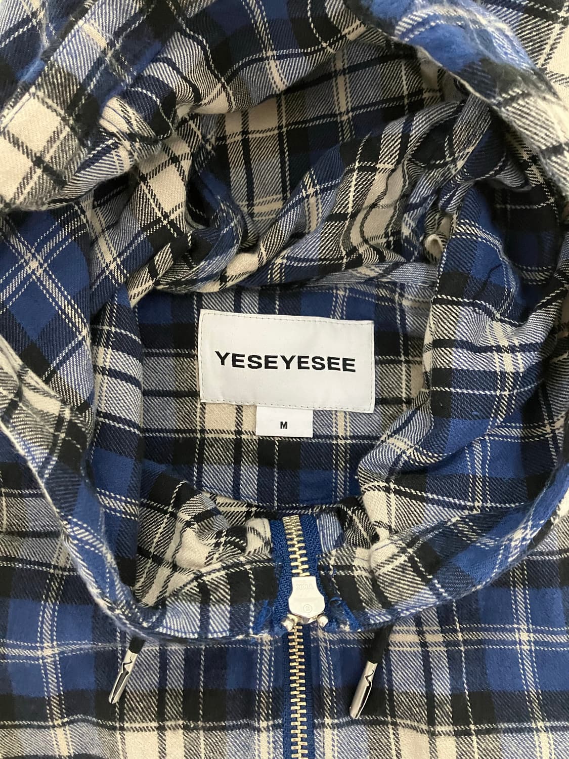 예스아이씨 Plaid Wing Jacket Blue  상품이미지3