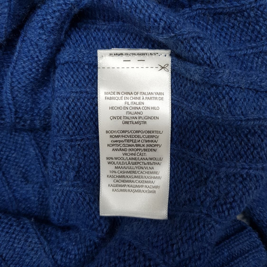 폴로 랄프로렌 울 캐시미어 브이넥 니트 M사이즈 상품이미지6
