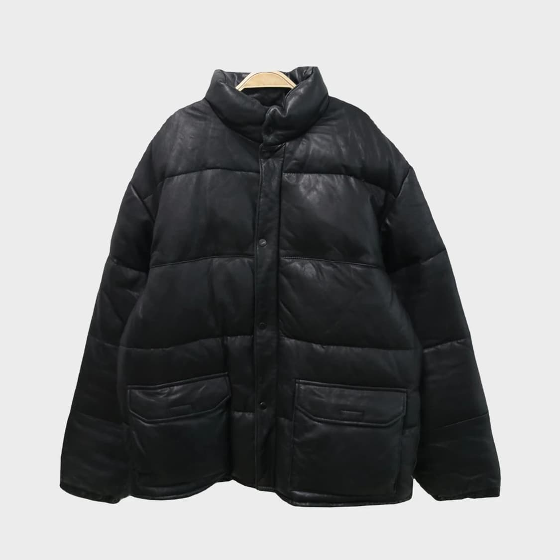 에드윈 레더 다운 패딩 61661 상품이미지1