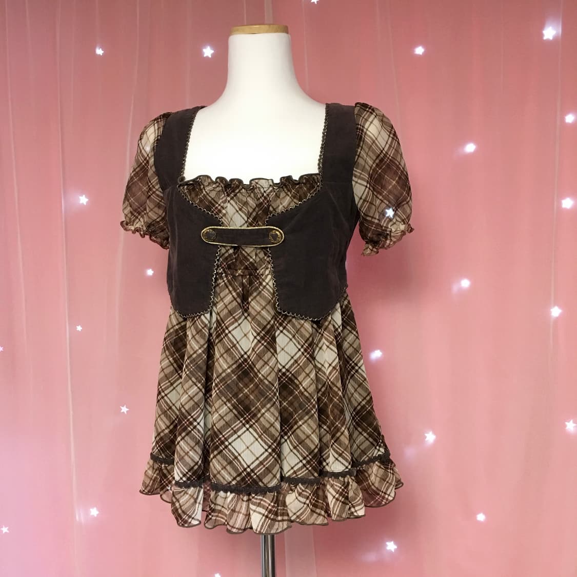 리즈리사 라떼갸루 원피스 딸기초코 상품이미지2