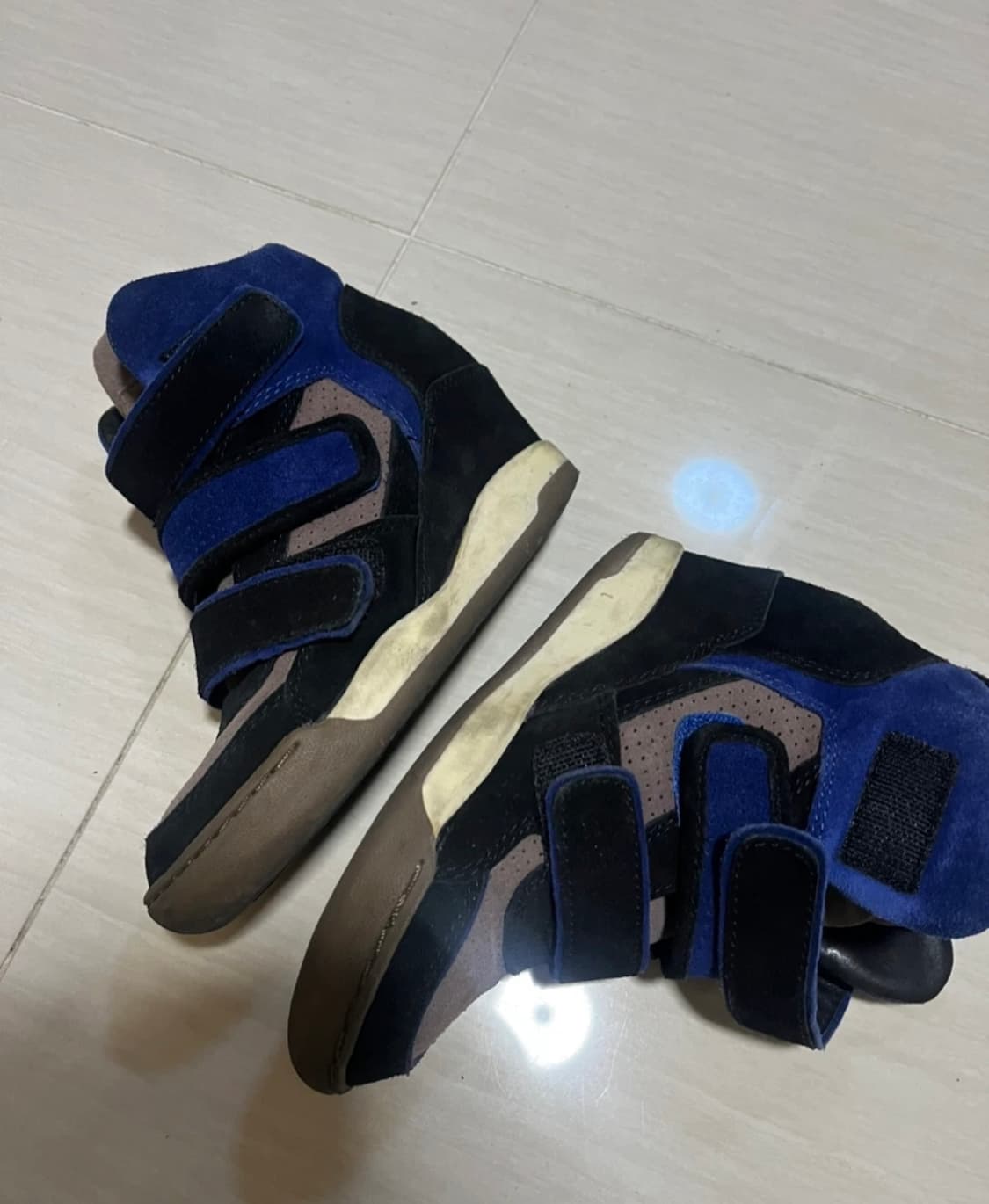 Ash 한정판 웨지 하이탑 스니커즈 36 상품이미지3