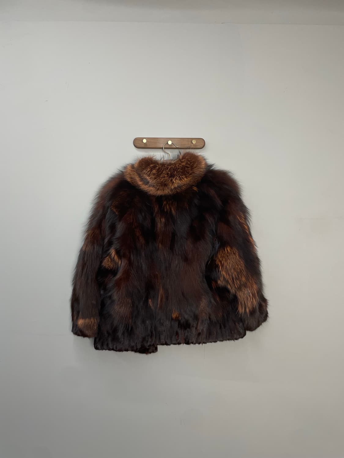 사가폭스 혼합 브라운 퍼 자켓 H1890 상품이미지7