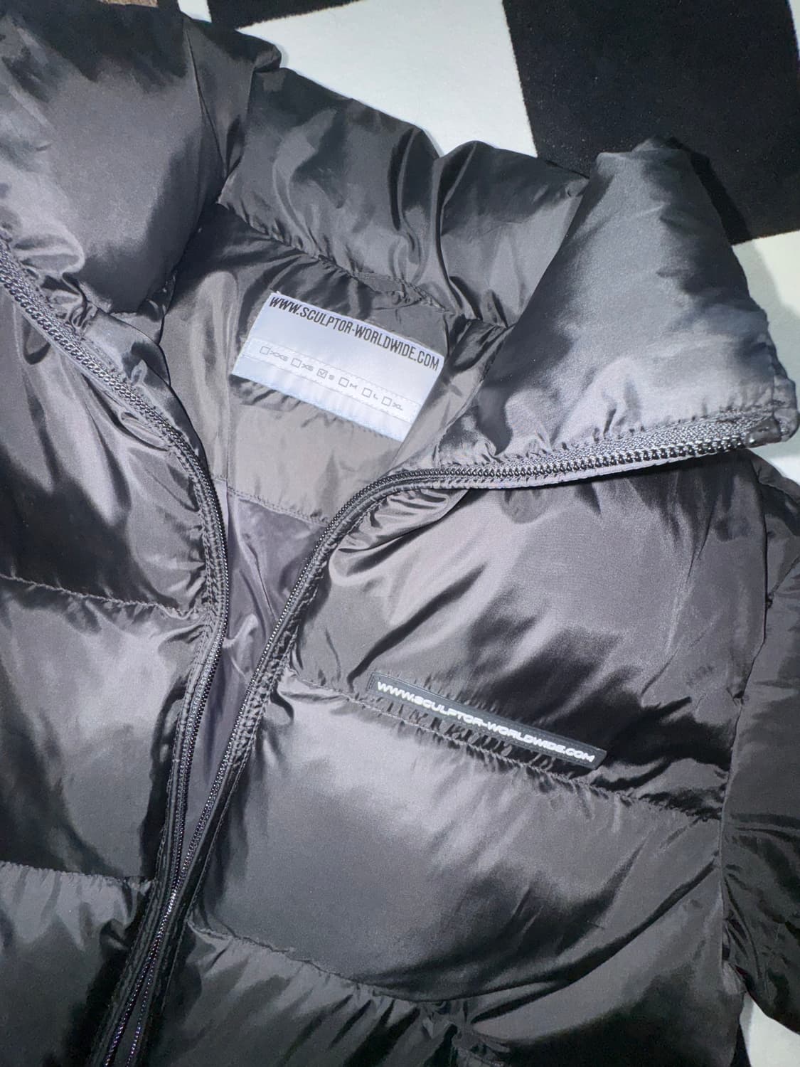 스컬프터 107 크롭 푸퍼 다운 매트 블랙 판매합니다 상품이미지2