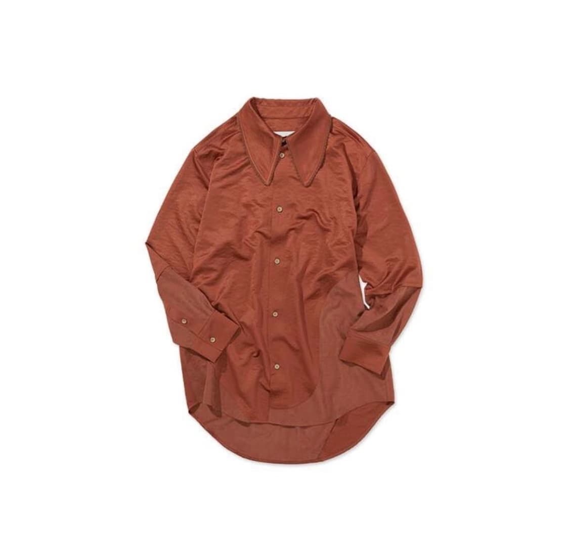 앤더슨벨 빅카라 커브드 롱 셔츠 S 상품이미지6