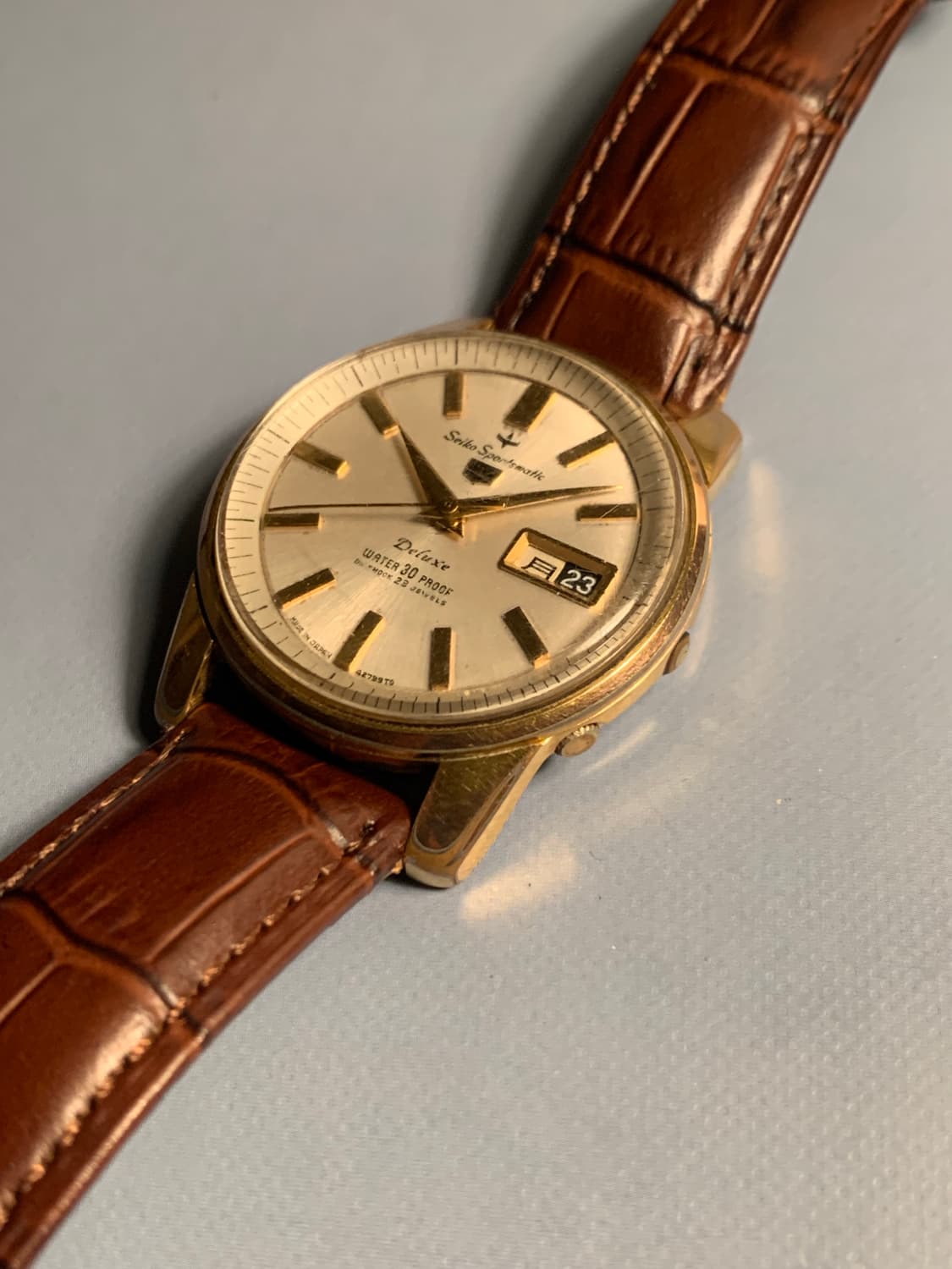 세이코 오토메틱 스포츠매틱 디럭스(Gold Plated 1964) 상품이미지4