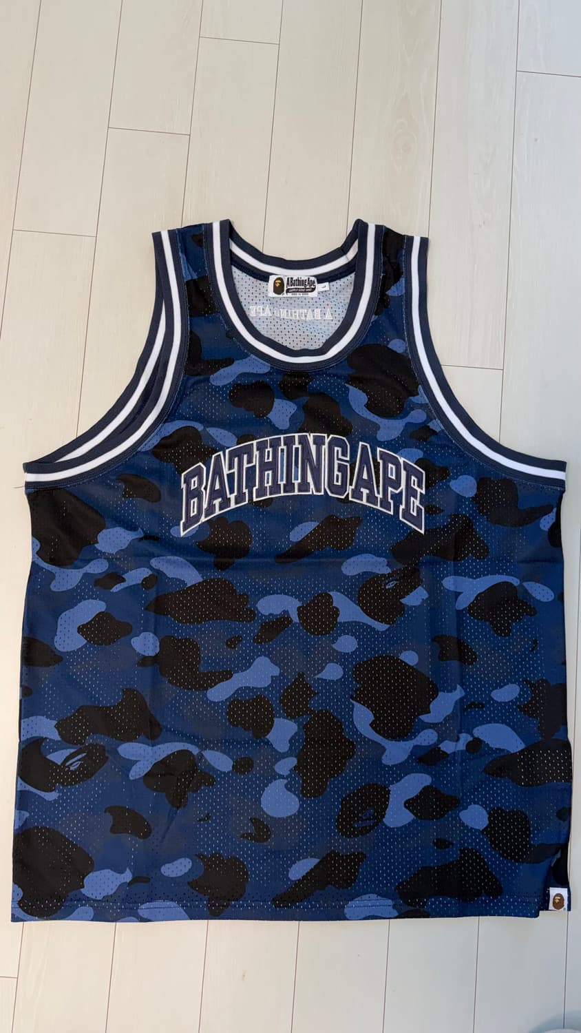 🙈BAPE 카모 베스킷볼 저지 L사이즈🙊 상품이미지2