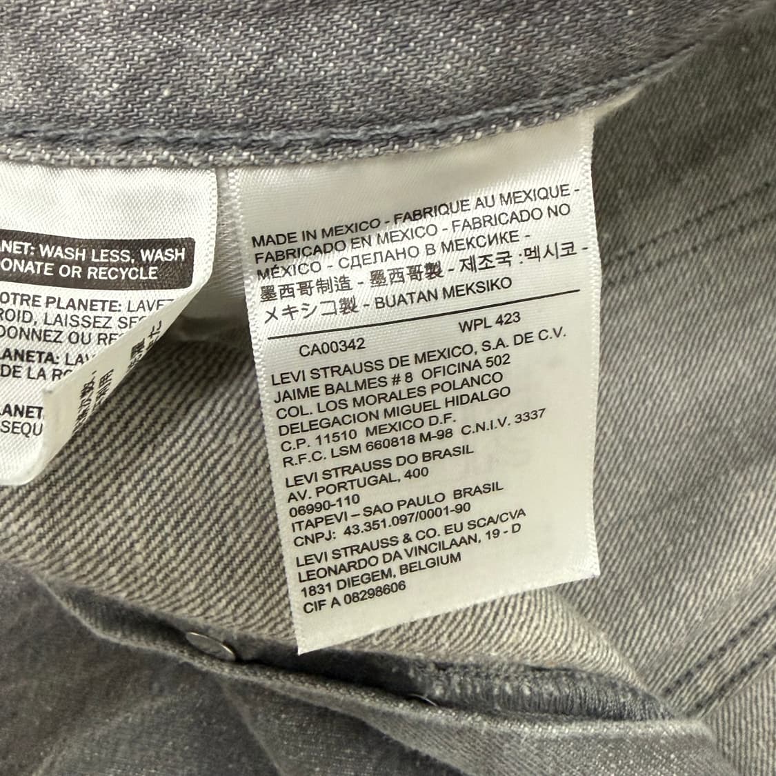 리바이스 501 데님 팬츠 청바지 (7) 상품이미지5