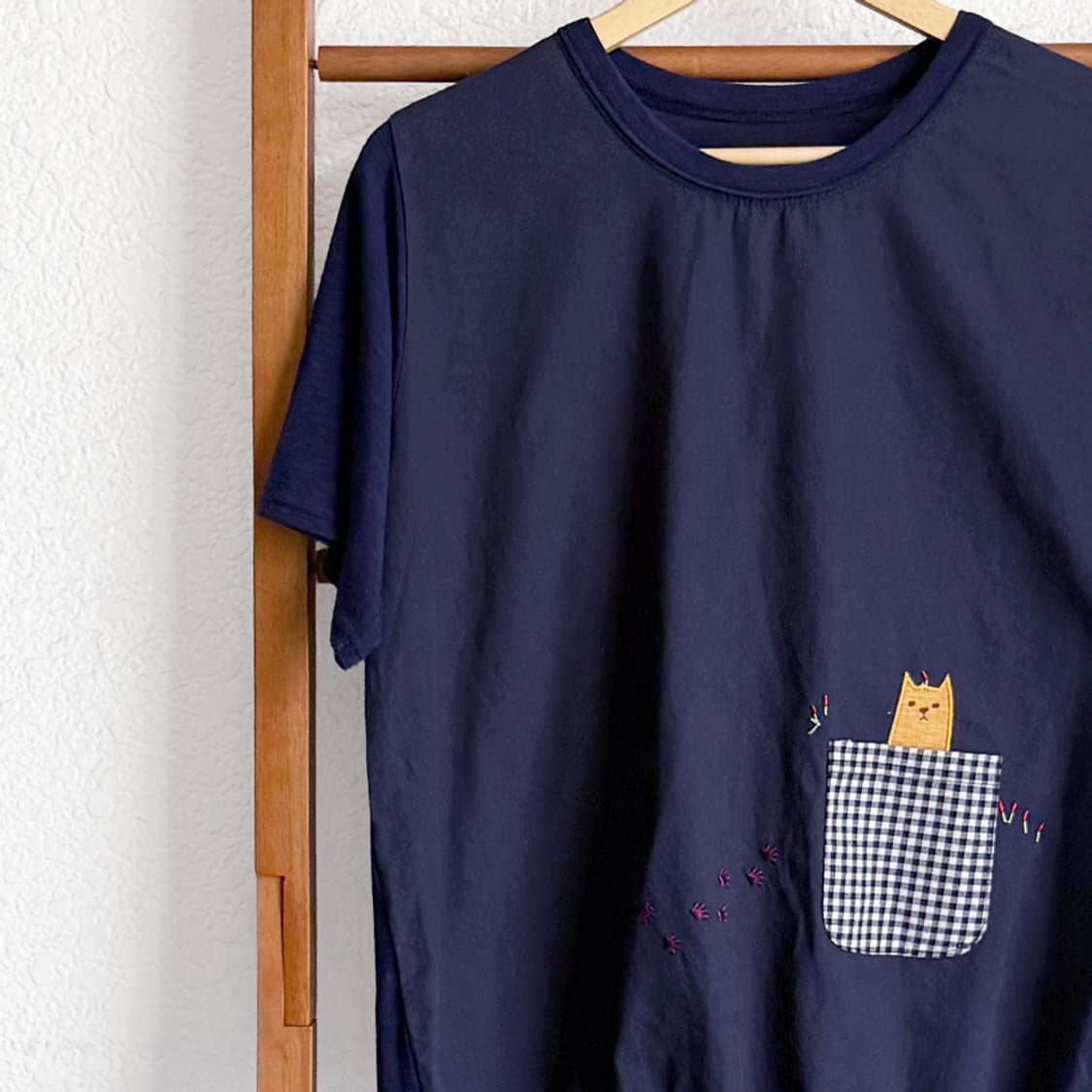 포켓 속 작은 고양이 티 상품이미지2