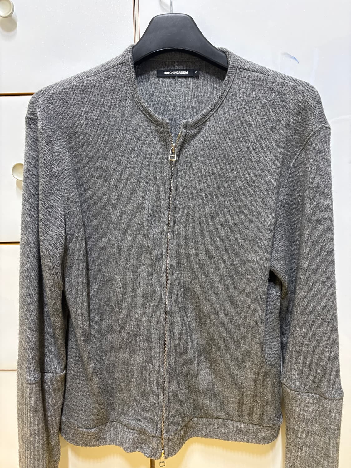 [3] 해칭룸 레이어 가디건 그레이 상품이미지1