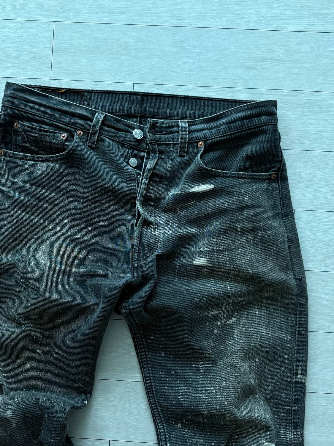 00‘s Legend 리바이스 501 블랙 워시드 (33x30) 상품이미지6