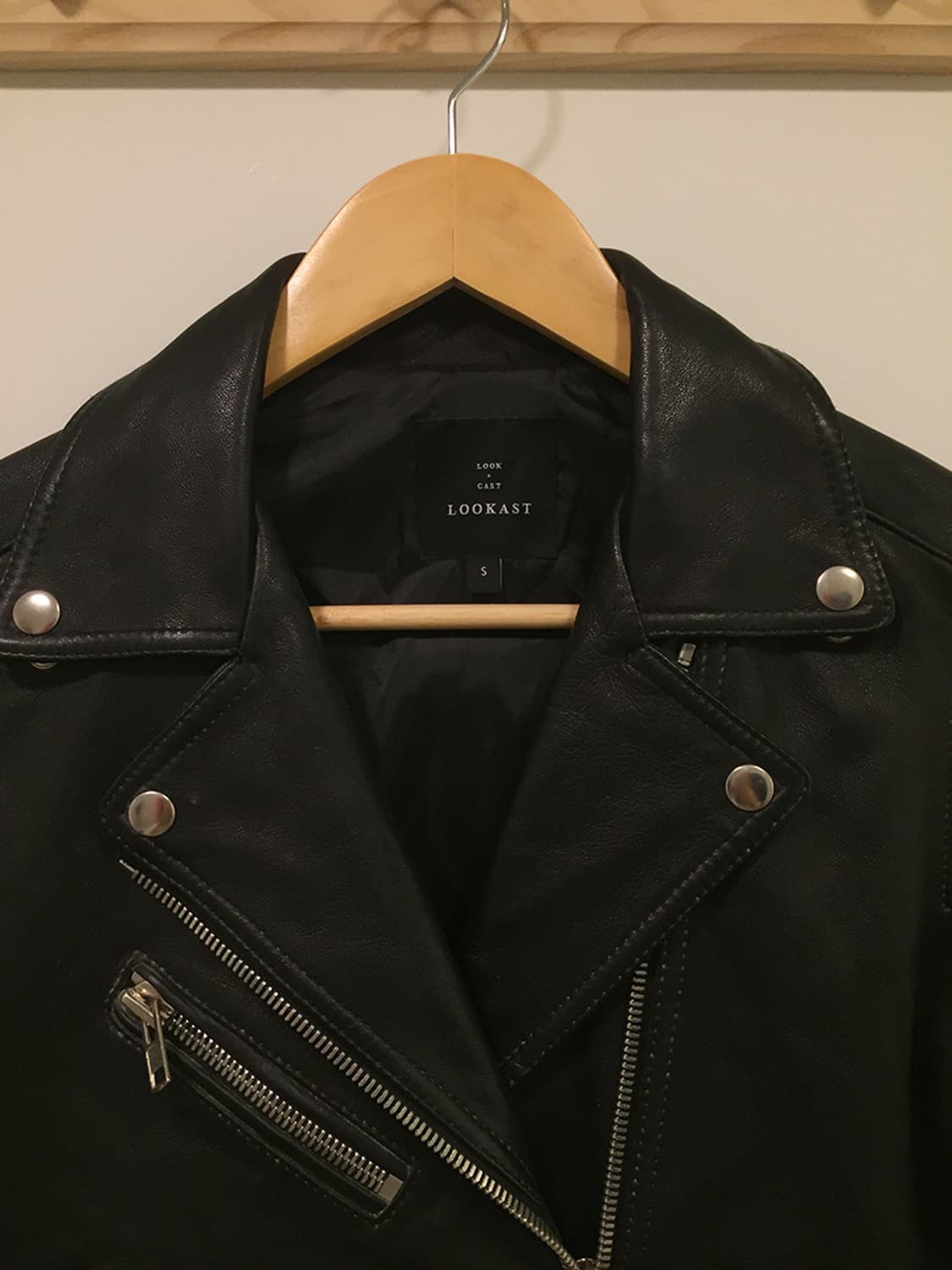 여성 룩캐스트 라이더 가죽자켓 95 상품이미지4