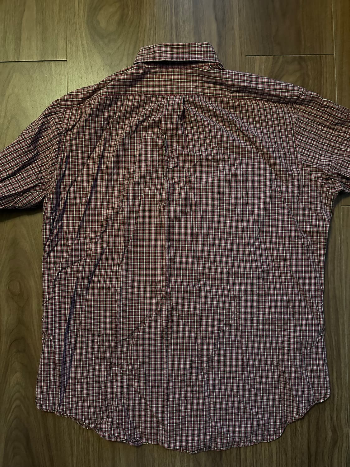 빈티지 폴로 체크셔츠 라지 상품이미지2