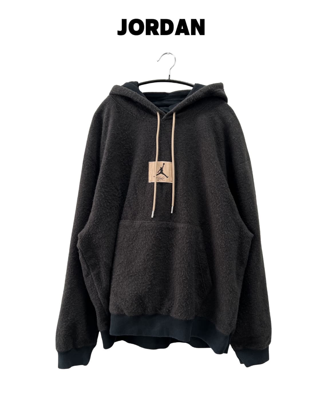 (4XL) 나이키 조던 플라이트 헤리티지 풀오버 후디 블랙 상품이미지1