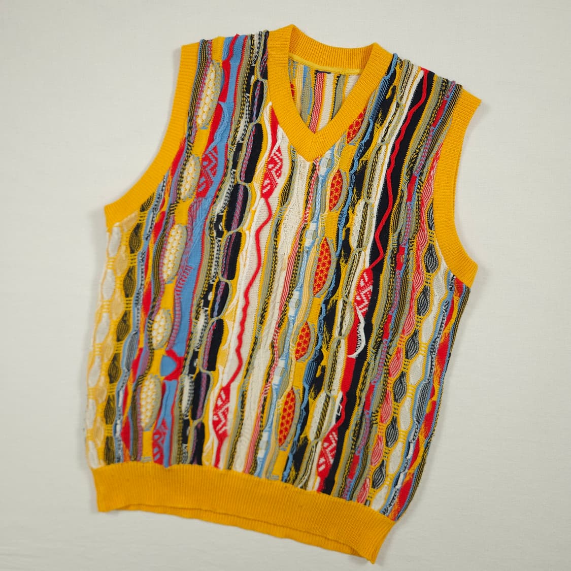 3XL(115) 빈티지 니트 베스트 상품이미지1