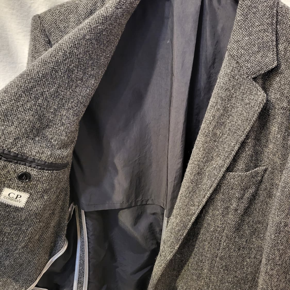 CP Company 씨피컴퍼니 헤링본 울 블레이저 자켓 상품이미지5