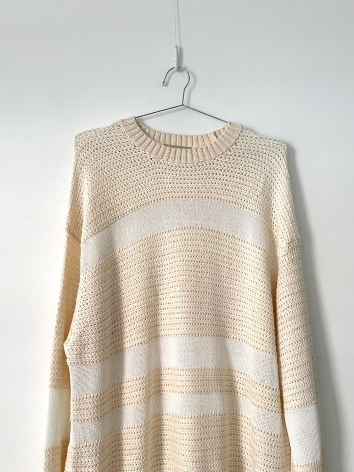 Net pennel loose knit / ivory 상품이미지2