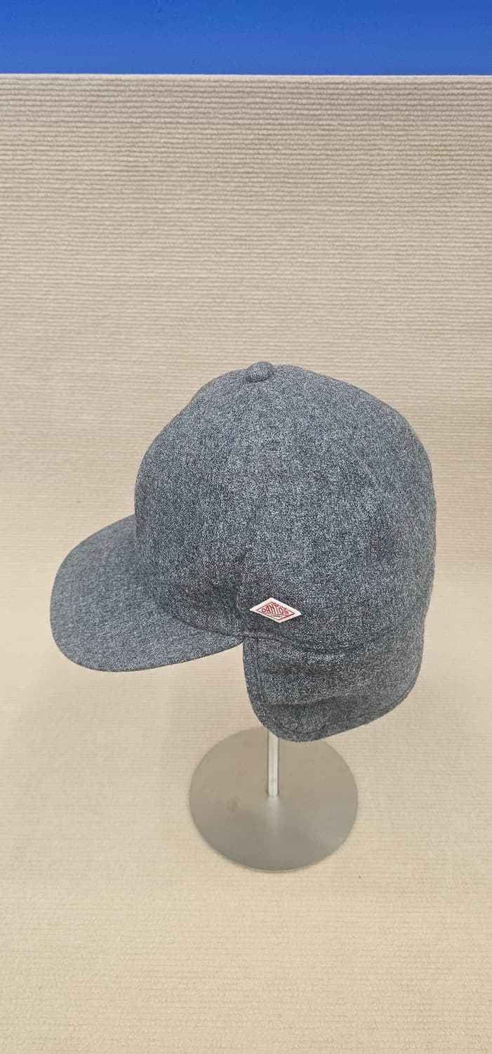 단톤 울 에타민 보아 6패널 캡 그레이 상품이미지2